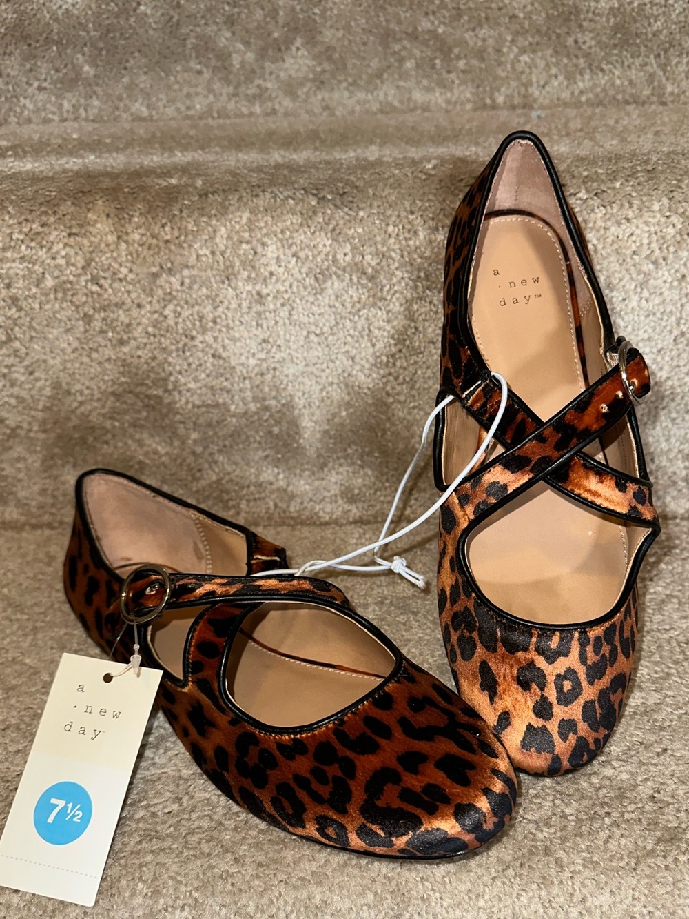 A New Day Women’s Tasmin Leopard Print Flats - NEW - Size: 7 1/2